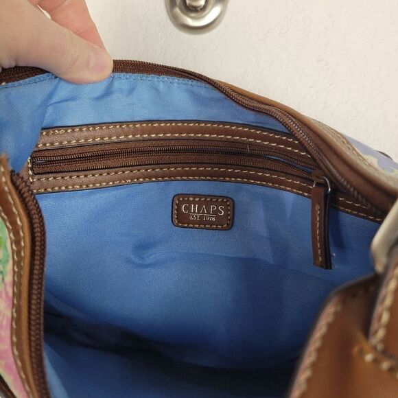 Chaps Pastel Paisley Print Shoulder Bag‎ - Picture 11 of 15